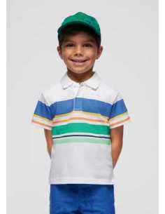 Polo rayas posicionadas Better Cotton niño