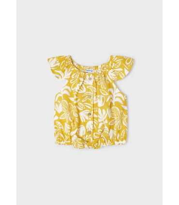 Top estampado con nudo niña