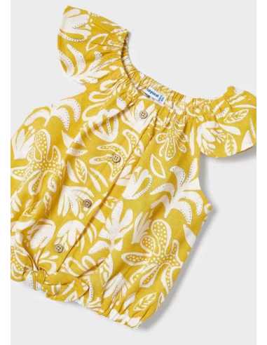 Top estampado con nudo niña