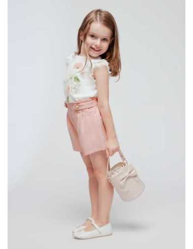 Pantalon corto crepe