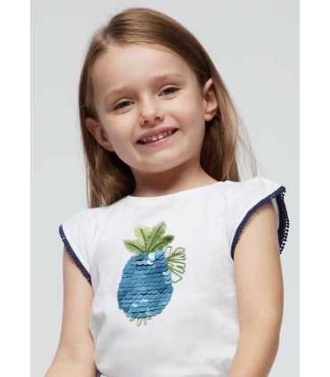 Conjunto 2 piezas pantalón corto estampado niña