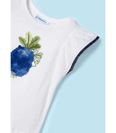 Conjunto 2 piezas pantalón corto estampado niña