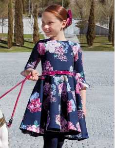 Vestido neopreno estampado