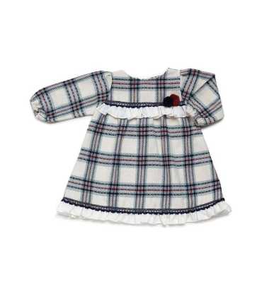 Vestido enterizo pecherin Cuadros