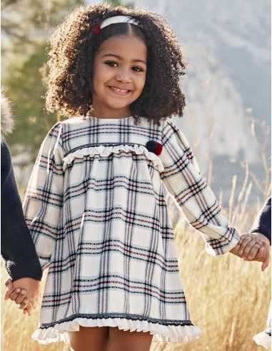 Vestido enterizo pecherin Cuadros