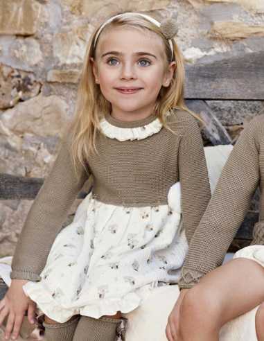 Vestido Cuerpo Punto Buhos