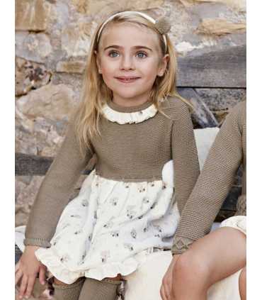 Vestido Cuerpo Punto Buhos