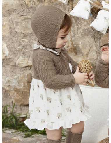 Vestido Cuerpo Punto Buhos