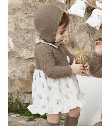 Vestido Cuerpo Punto Buhos