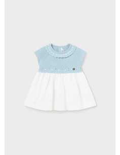 VESTIDO COMBINADO TRICOT