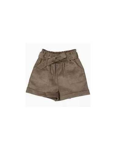 Pantalón corto pana chica
