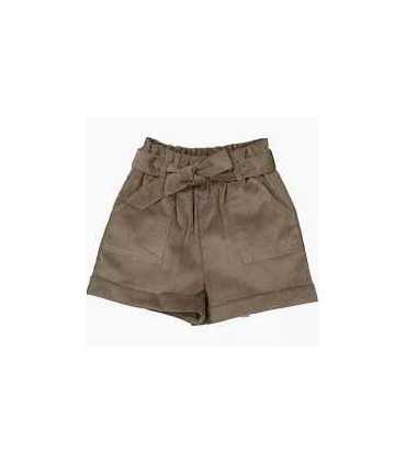Pantalón corto pana chica