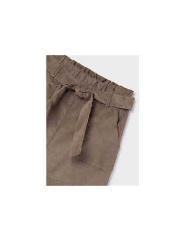 Pantalón corto pana chica