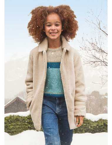 Abrigo borreguito chica