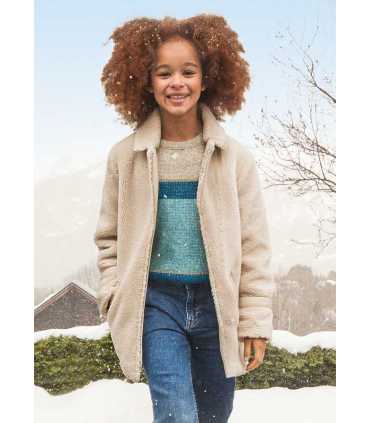 Abrigo borreguito chica