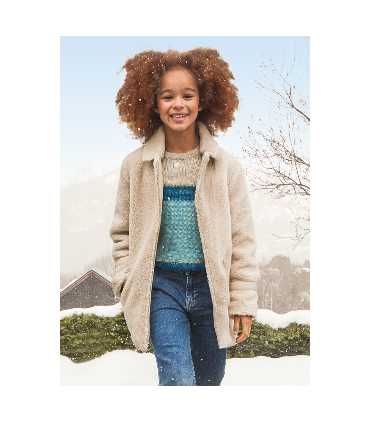 Abrigo borreguito chica