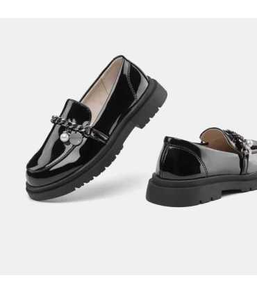 Mocasín suela dentada niña