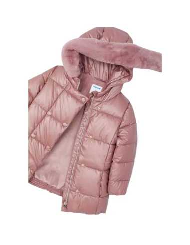 Chaquetón largo nacarado niña