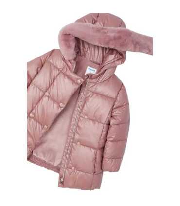 Chaquetón largo nacarado niña