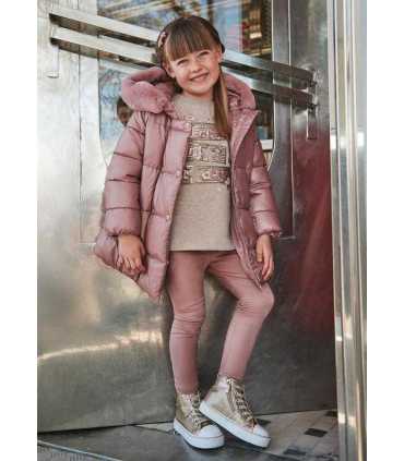 Conjunto legging antelina y sudadera niña