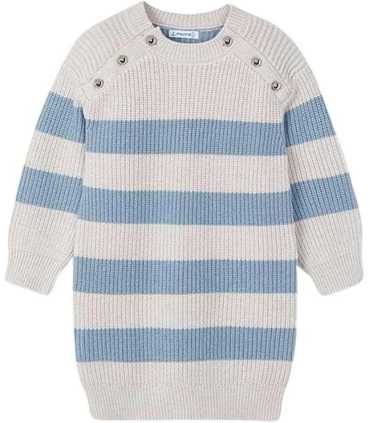 Vestido rayas tricot niña