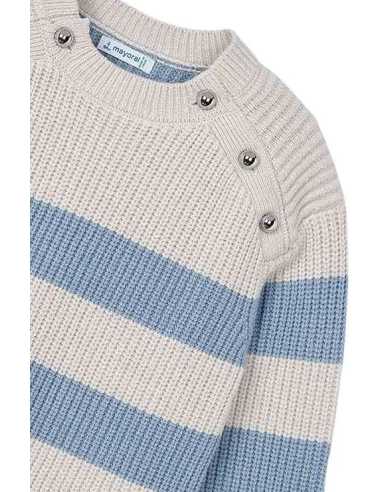 Vestido rayas tricot niña