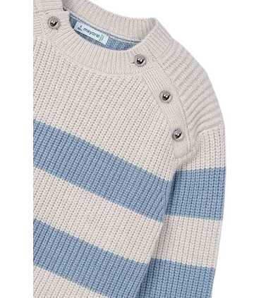 Vestido rayas tricot niña