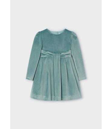 Vestido terciopelo tablas niña