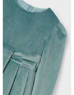 Vestido terciopelo tablas niña 2