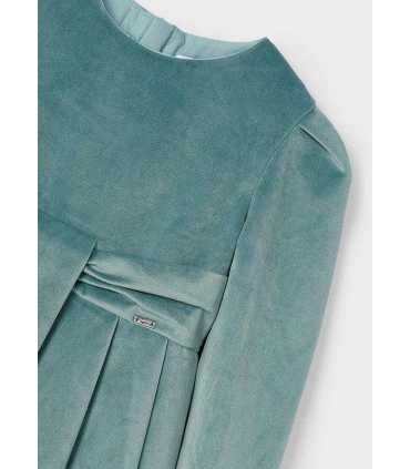 Vestido terciopelo tablas niña