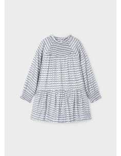 Vestido estampado fluido niña 2