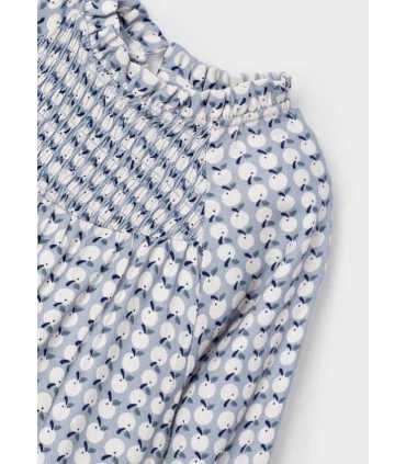 Vestido estampado fluido niña