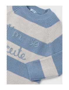 Jersey texto rayas niña 2
