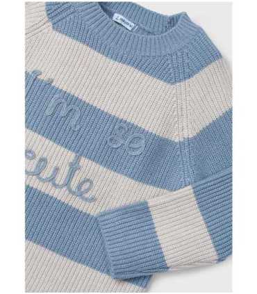 Jersey texto rayas niña