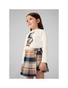 Falda pantalón cuadros niña