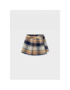 Falda pantalón cuadros niña 2