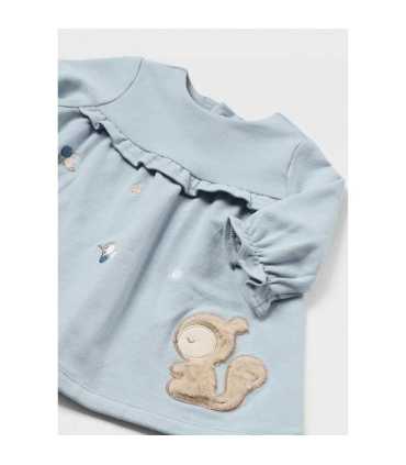 Vestido ardilla recién nacida