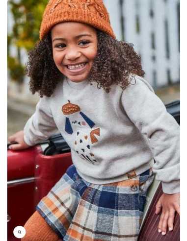 Sudadera bordada niña