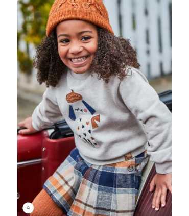 Sudadera bordada niña