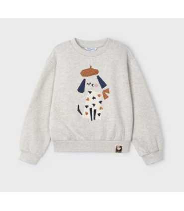 Sudadera bordada niña