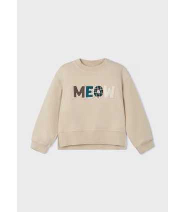 Sudadera mangas abullonadas niña