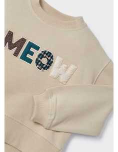 Sudadera mangas abullonadas niña 2