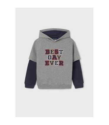 Sudadera doble manga chico