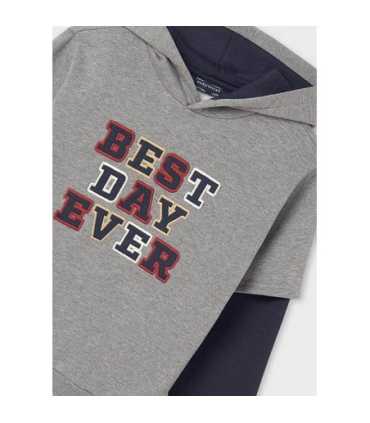 Sudadera doble manga chico