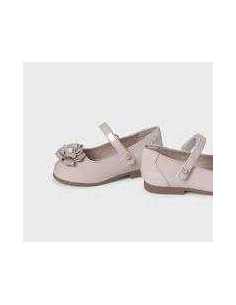 Mercedita charol flor bebé