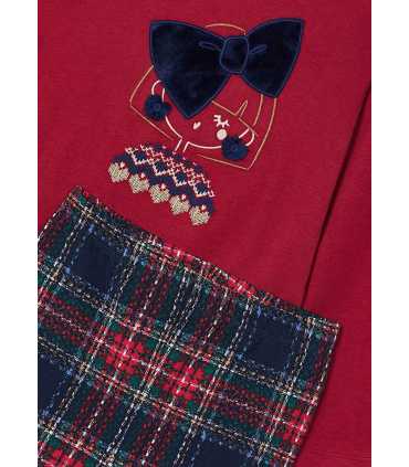 Conjunto legging estampado y camiseta niña