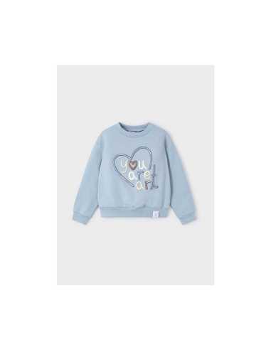 Sudadera bordada niña