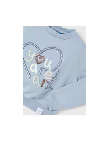 Sudadera bordada niña