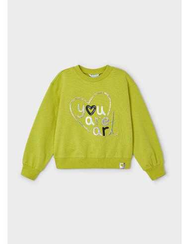 Sudadera bordada niña