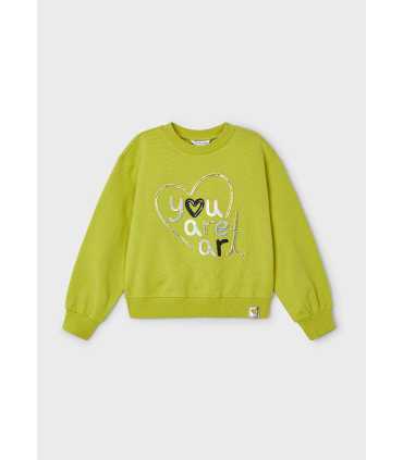 Sudadera bordada niña